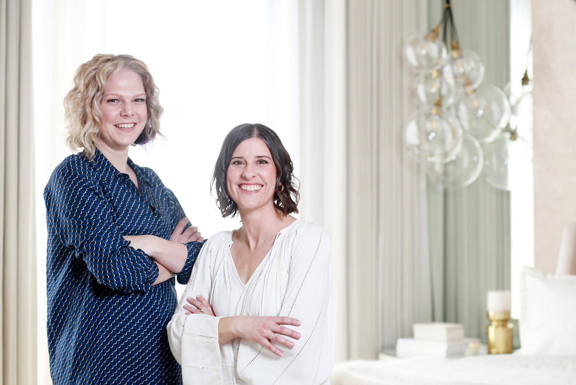 Melanie Higuchi and Heather Schmidt owners of Functional Spaces